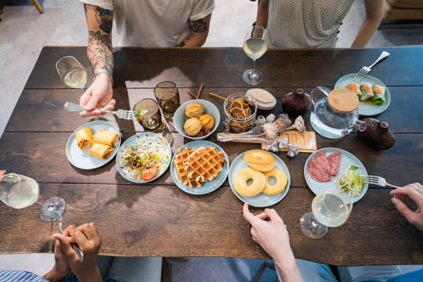 istock Scene of a home party 1266812293