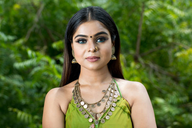 istock Beautiful Indian Woman 1266818859