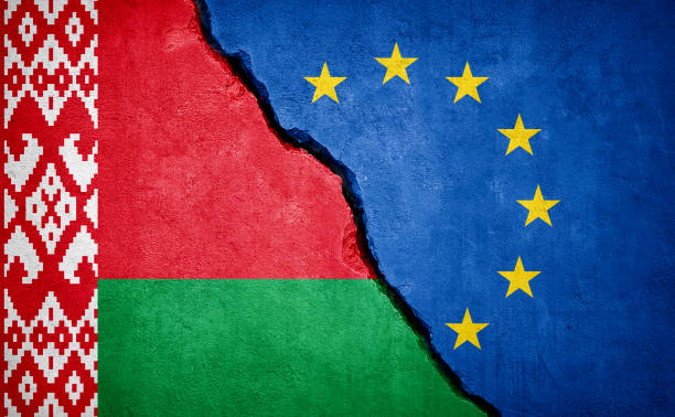 istock Belarus and European Union conflict 1266819701