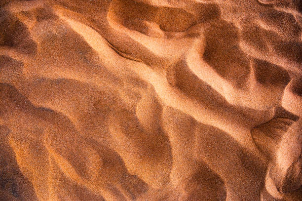 istock Golden rough sand natural background 1266824415