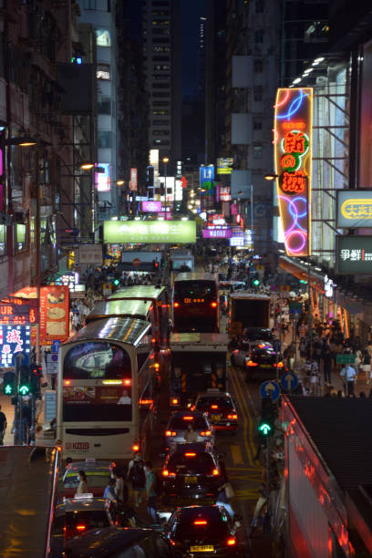 istock Traffic jam in Mongkok, Kowloon 1266824865