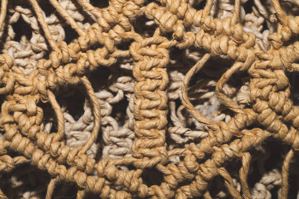 istock Wicker fibers macro. weaving close up. abstract woven background 1266825823