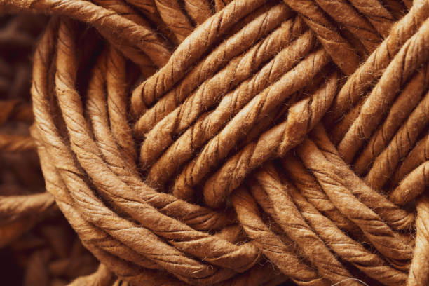 istock Wicker fibers macro. weaving close up. abstract woven background 1266826047