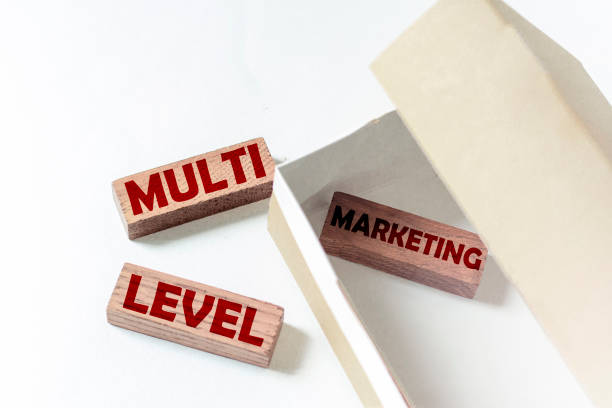istock wooden blocks with text MLM in a box on a white background 1266828826