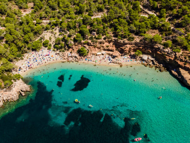 istock Cala Saladeta beach, Ibiza. 1266829877