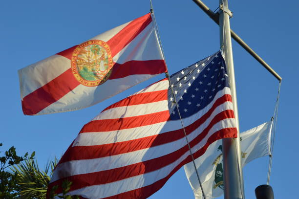 istock Flag in Naples Florida 1266831054