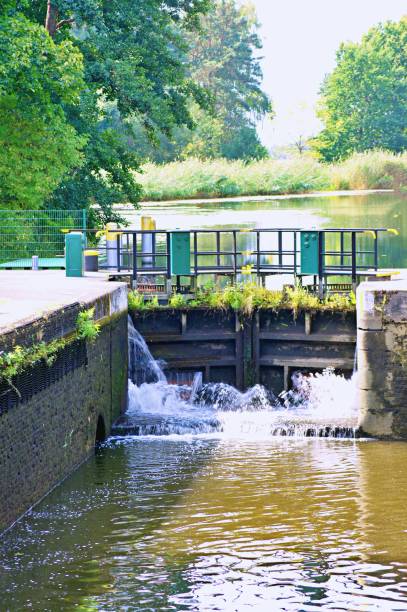 istock Old floodgate at Finowkanal 1266831131