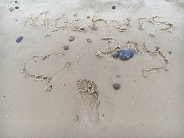 istock Mother’s Day wrote in the sand at the beach 1266831272