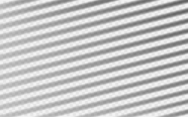 Vector Realistic Striped Shadow from Venetian Blind, Overlay Effect Vector Realistic Striped Shadow from Venetian Blind, Overlay Effect window silhouettes stock illustrations