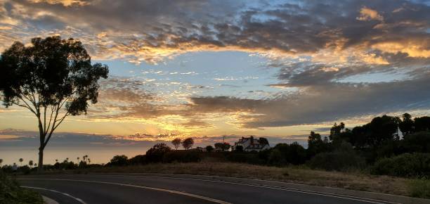 istock Golden Clouds & Waves in Palos Verdes 1266852424