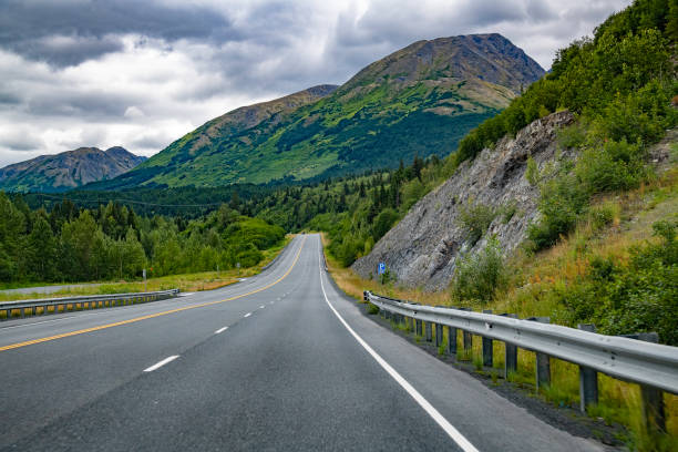 istock Alaskan highway on Kenai peninsula 1266855298