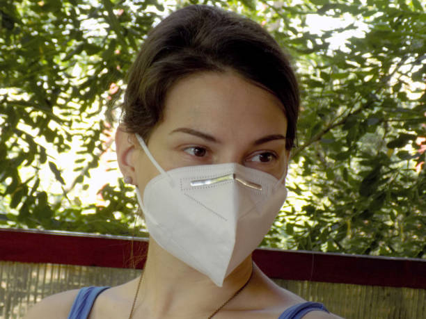 istock Young man with a face mask as protection against Choronavirus disease 1266861881