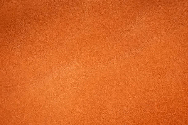 patrón abstracto de textura de cuero marrón natural - pattern hide beige textured fotografías e imágenes de stock