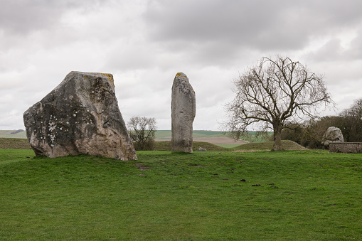 The Avebury stone circle.