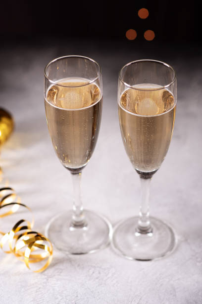 istock New years eve celebration background with champagne 1266868591