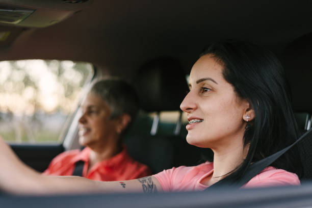 istock Women traveling by car 1266871642