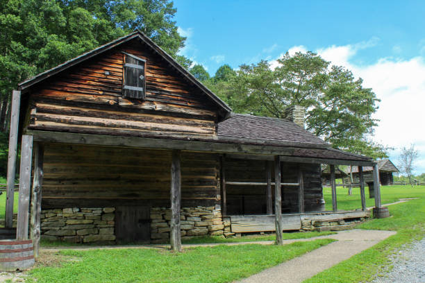 istock Old Appalachian homestead at Stone Mountain 1266875347