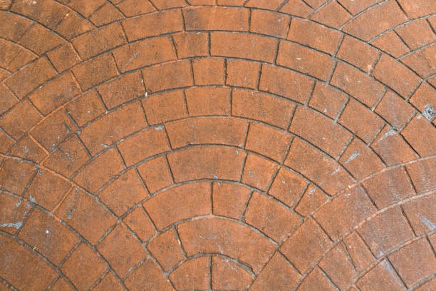 istock Pattern of Vintage stone paved road blocks texture background 1266877477