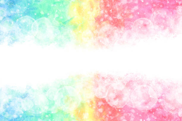 istock colorful rainbow wave abstract or natural sky watercolor paint texture background 1266879450