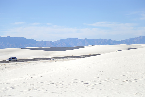White Sands Desert in White Sands National Park, New Mexico, USA