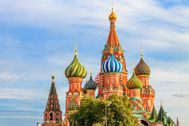 istock St. Basil's Cathedral on Red Square in Moscow, Russia 1266898847