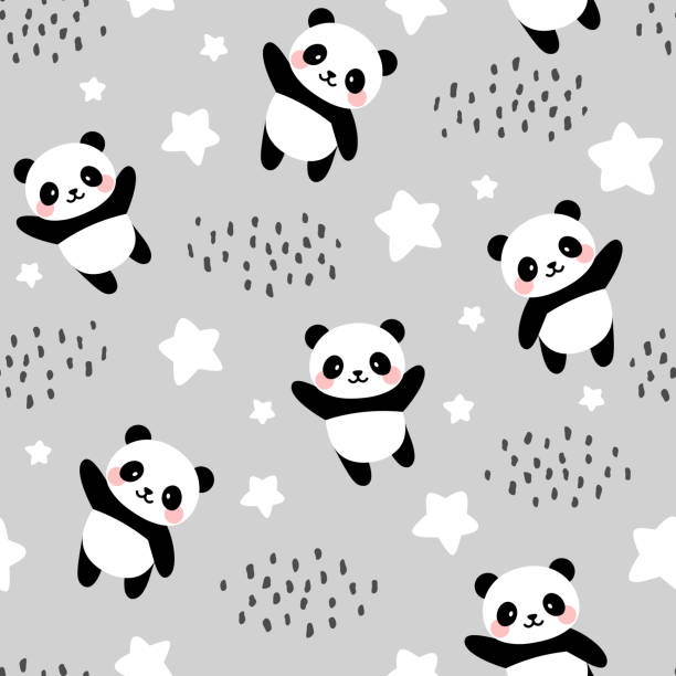 Panda Vector Background 9,000+ Panda Wallpaper Backgrounds Stock Illustrations, Royalty-Free ...