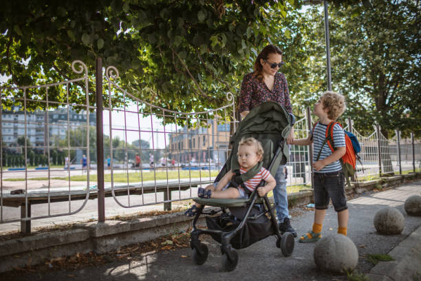 istock Commute to school with my family 1266901264