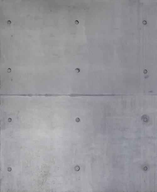 istock Exposed concrete wall not plastered or blinded - viewing surfaces - design functions 1266904345