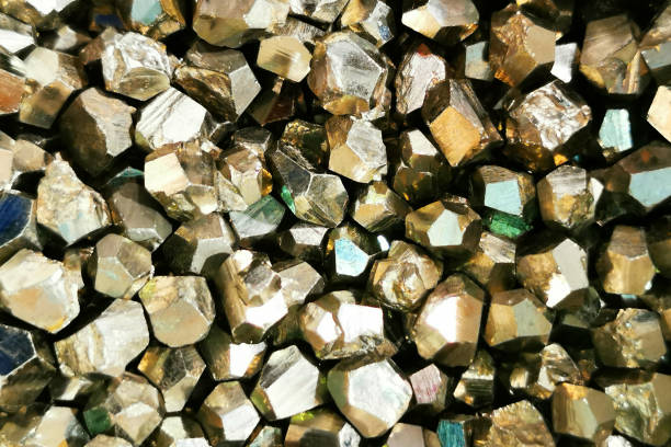 istock pyrite metal mineral texture 1266906545