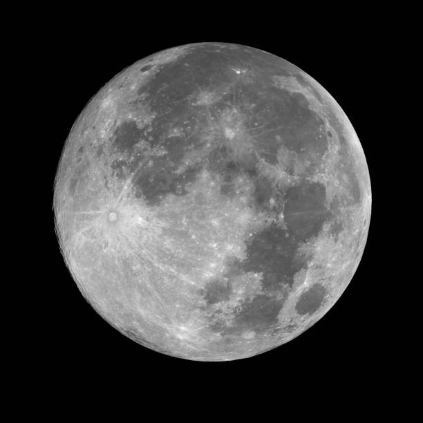 istock Moon, earth natural satelite in specific phase 1266916927