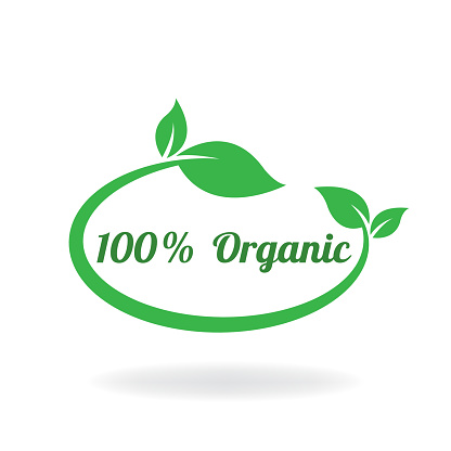 100% organic. eps 10 vector file