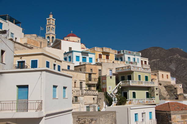 istock Architecture in Olympos on Karpathos in Greece,Europe 1266923196