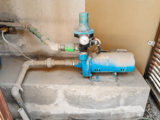 istock water pressure motor and it's connected pipe line 1266929024