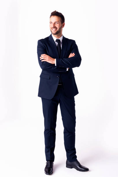 istock Full length shot executive businessman studio shot 1266931564