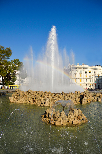 Vienna in bright sunny day