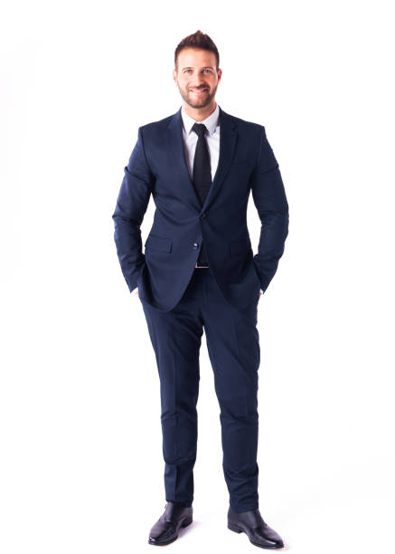 istock Handsome businessman full length studio shot 1266932261