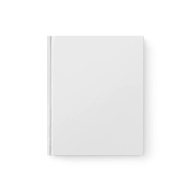 istock Book cover mockup template on isolated white background, 3d illustration 1266934297