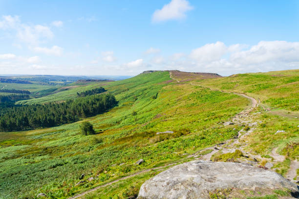 istock Following the winding footpath to Higger Tor in Derbyshire 1266939115