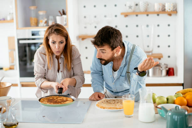 istock Couple kitchen affection stock photo 1266939420