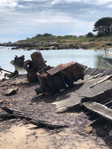 istock Ruin of a boat 1266944599