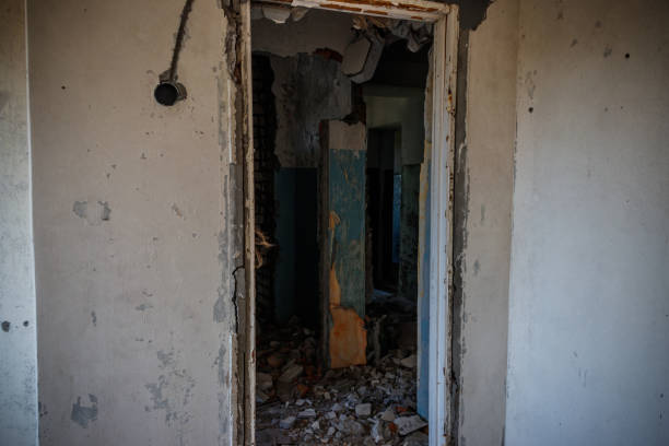 istock Interior of the old abandoned apartment 1266951083