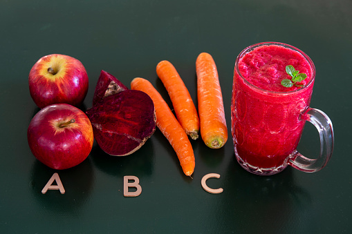 Apple, Carrot, Beetroot juice