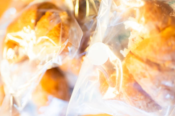 istock Close up individually wrapped food as per pandemic regulations 1266961663