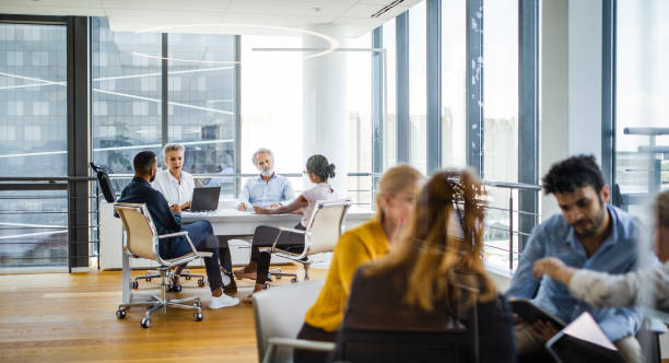 istock Business people having a meeting 1266964326