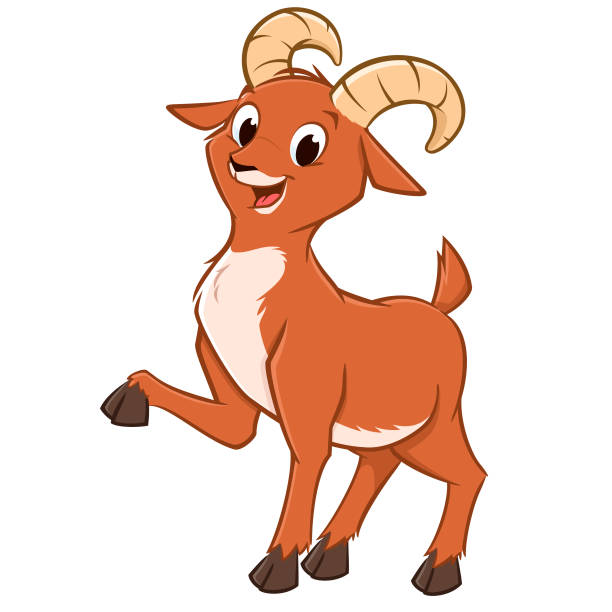 Cartoon Ibex Stock Illustration - Download Image Now - Ibex, Mountain Goat,  Cartoon - iStock