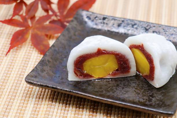 istock Chestnut Daifuku or chestnut manju 1266965705