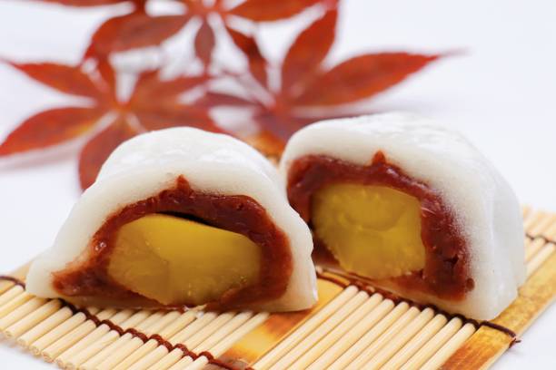 istock Chestnut Daifuku or chestnut manju 1266965746