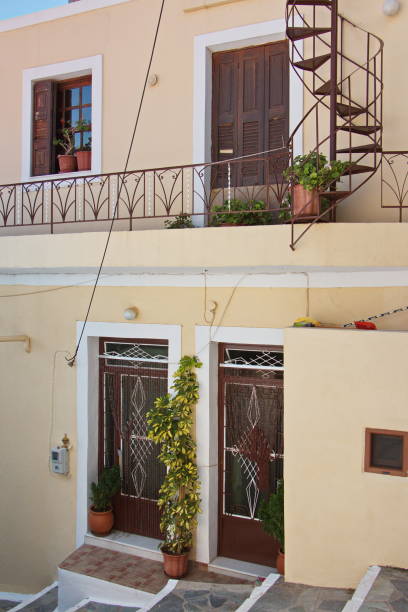 istock Architecture in Menetes on Karpathos in Greece,Europe 1266972593