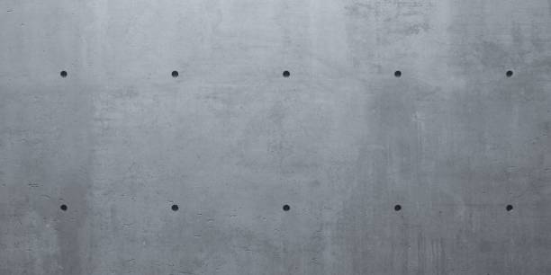 istock Gray wall concrete monolithic background Industrial construction 1266974418