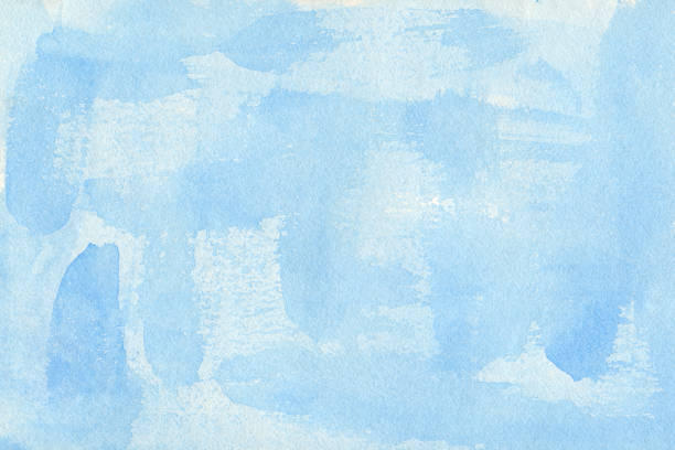 istock Blue azure turquoise abstract watercolor background for textures backgrounds and web banners design 1266974546